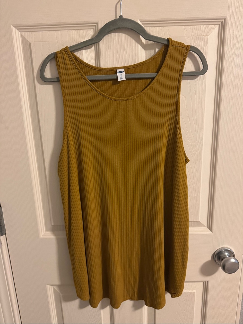 Old Navy Ribbed Tank Top - Mustard Yellow